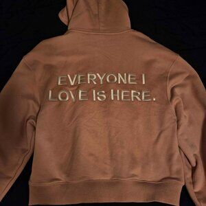 MAUVE Get Some Sleep Celestial Hoodie Embroidered Size M